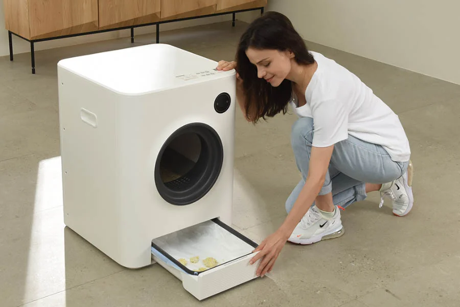 easiest to clean litter box